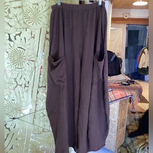 Blue Fish Pants Cargo Sz. 0 Purple Hemp Blend